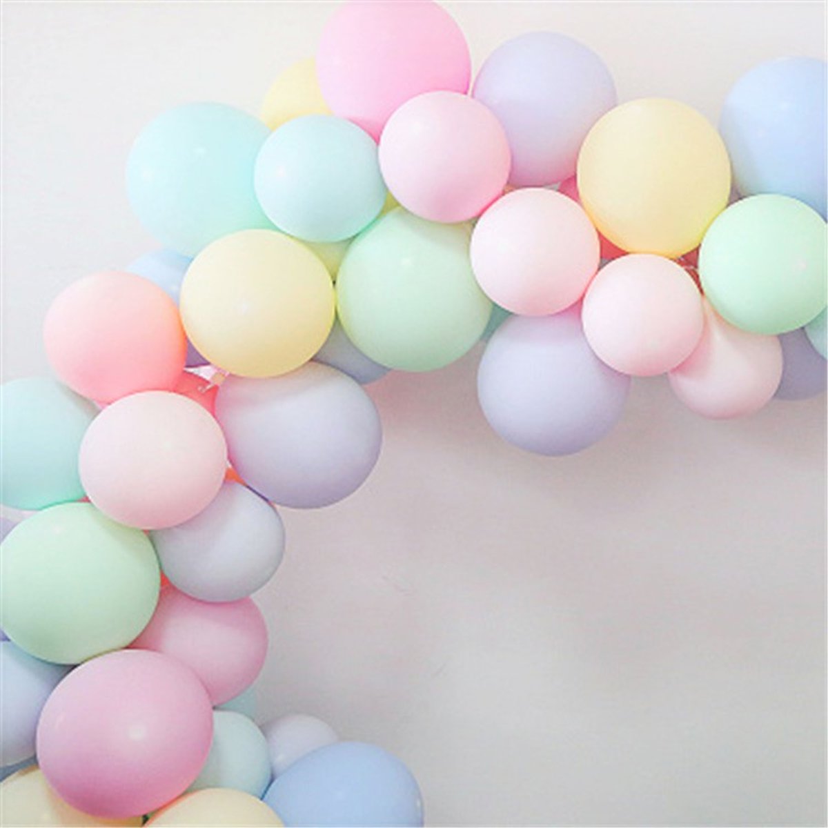 Ballonnenboog pastelkleur ballonnen 2,5e meter | balloon garland | ballonnen boog slinger | pastel